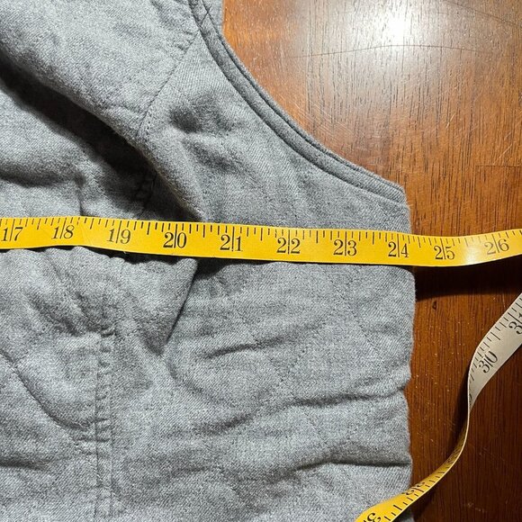 Coldwater Creek Faux Fur Lined Vest Womens 1X Quilted Plus Size Full Zip Cozy - Picture 7 of 10